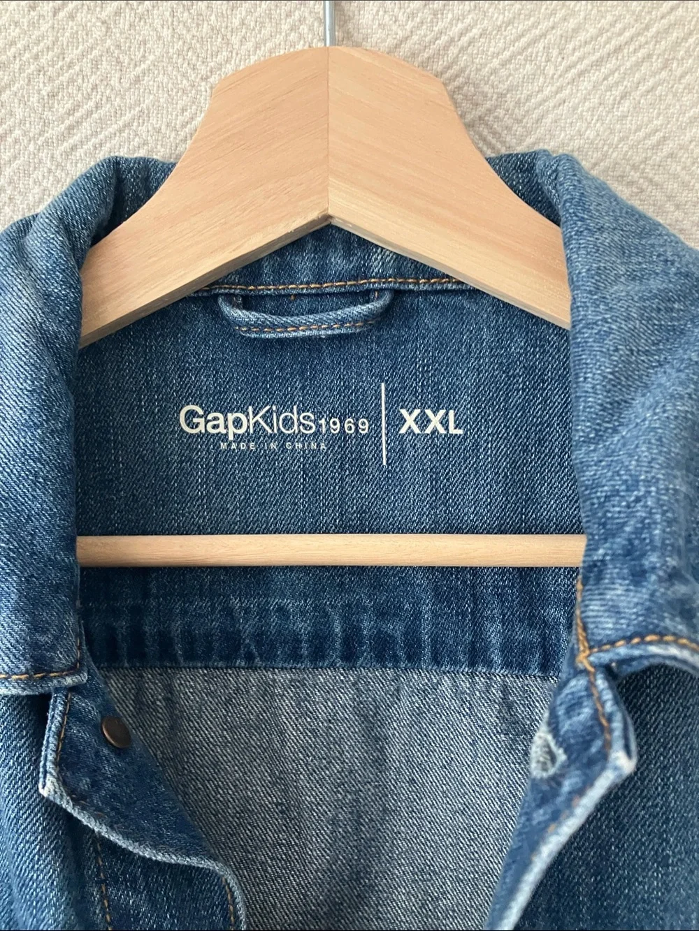 GAP Kids XXL 100% Cotton Denim Jacket